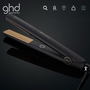 GHD professional Black flat iron hair straightener